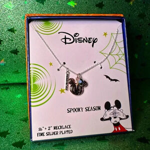 Disney Mickey Jackolantern Necklace new in box